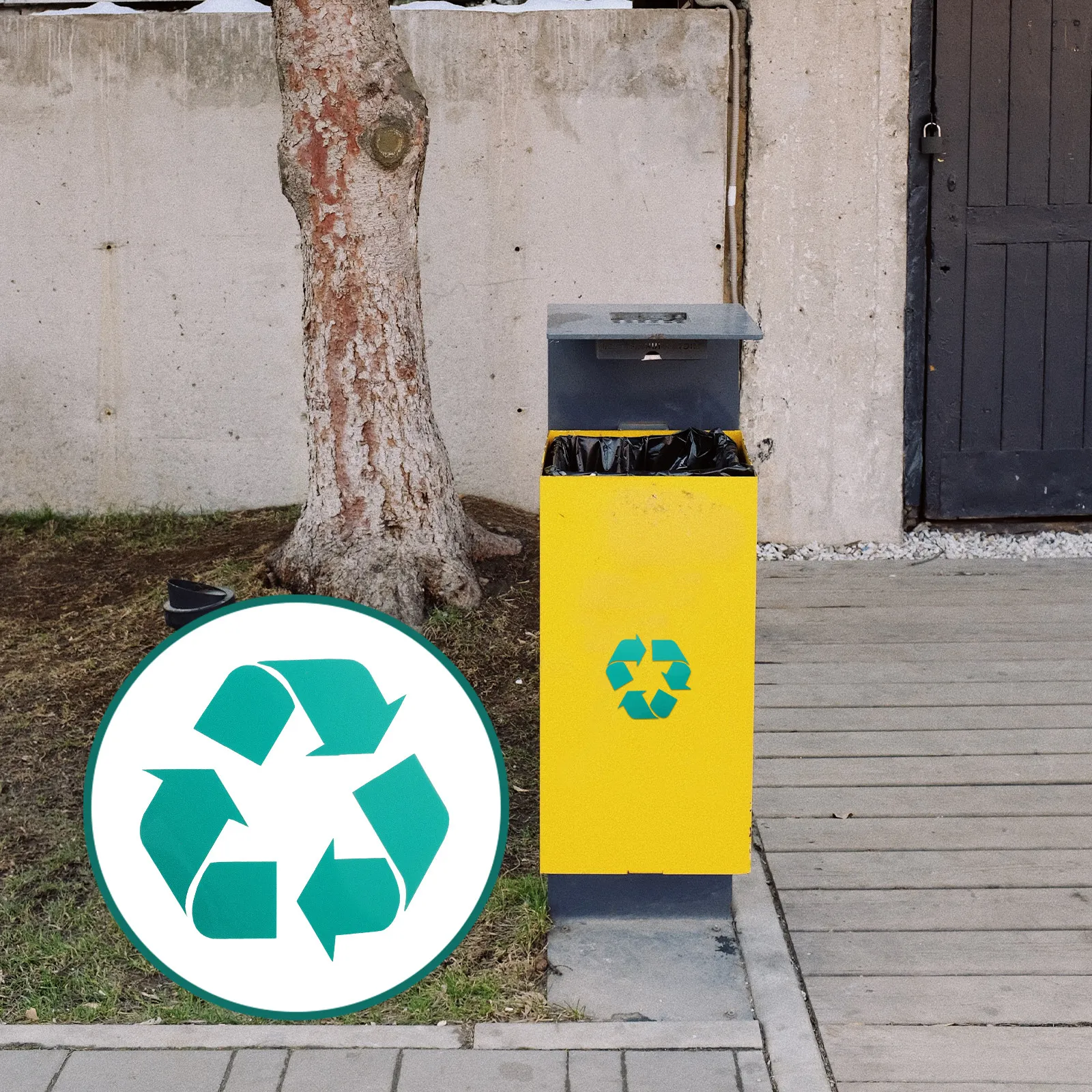 4Pcs Green Environmental Sticker Recycle Logo Decal Self-Adhesive for Recycling Bins Containers Cans Windows Walls Doors Indoor
4Pcs Green Environmental Sticker Recycle Logo Decal Self-Adhesive for Recycling Bins Containers Cans Windows Walls Doors Indoor