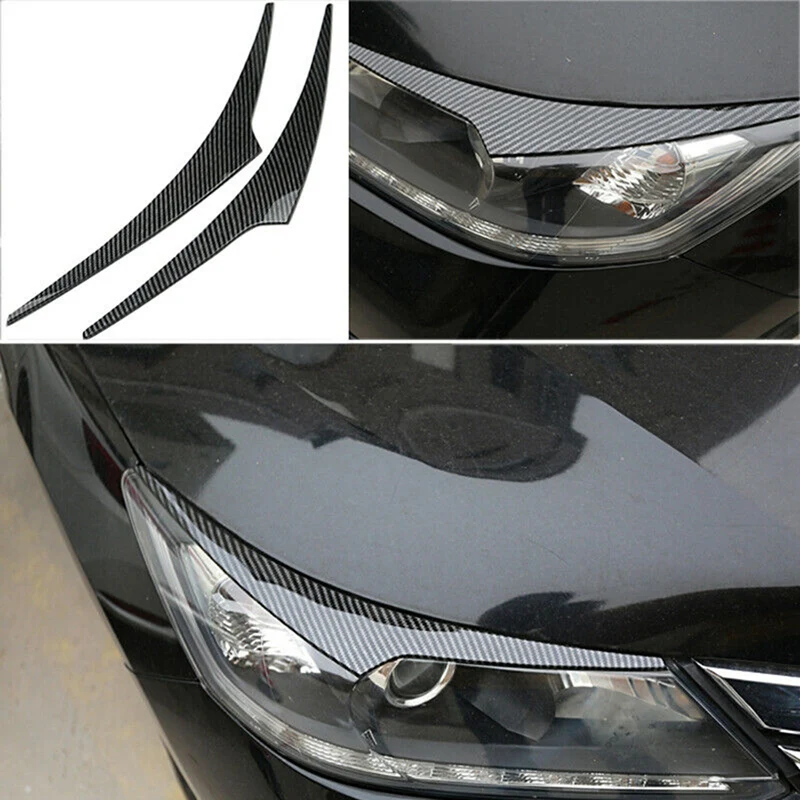 For Honda Accord 9Th 2013-2015 Real Carbon Fiber Front Headlight Lamp Cover Strip Eyebrow Trim Sticker
For Honda Accord 9Th 2013-2015 Real Carbon Fiber Front Headlight Lamp Cover Strip Eyebrow Trim Sticker