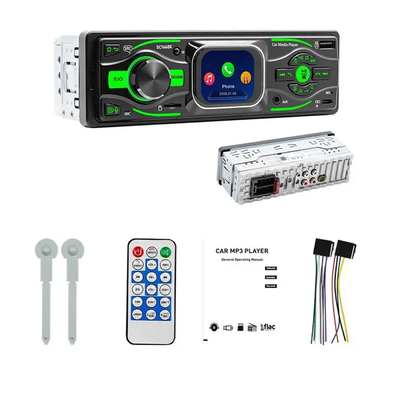 Автомобильное MP3-радио с 2,2-дюймовым сенсорным экраном, 1DIN, Bluetooth, AUX, USB, поддержкой TF-карт, цифровое радио DAB
Автомобильное MP3-радио с 2,2-дюймовым сенсорным экраном, 1DIN, Bluetooth, AUX, USB, поддержкой TF-карт, цифровое радио DAB