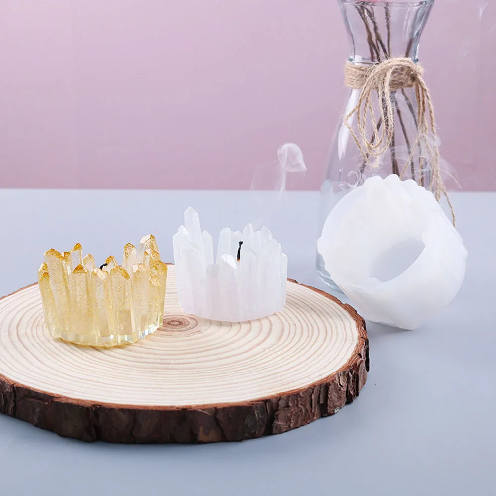 DIY Crystal Cluster Storage Box Silicone Mold Aromatherapy Gypsum Candle Holder Candle Cup Ornament Silicone Mold
DIY Crystal Cluster Storage Box Silicone Mold Aromatherapy Gypsum Candle Holder Candle Cup Ornament Silicone Mold