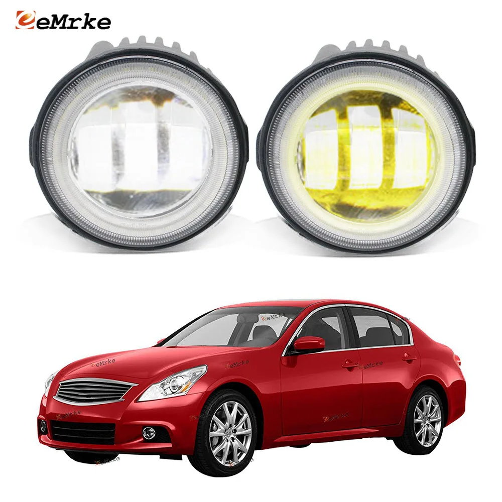 Светодиодные дневные ходовые огни Angel Eyes для Infiniti G25 G25x G37 G V36 Q40 2010 2011 2012 2013 2014, противотуманные фары PTF с линзой, дневные ходовые огни
Светодиодные дневные ходовые огни Angel Eyes для Infiniti G25 G25x G37 G V36 Q40 2010 2011 2012 2013 2014, противотуманные фары PTF с линзой, дневные ходовые огни