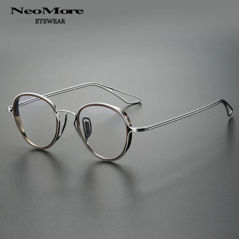 Retro Fashion High-quality Titanium Glasses Ultra Light Prescription Glasses Frame Optical Myopia Eyewear Spectacle Frame
Retro Fashion High-quality Titanium Glasses Ultra Light Prescription Glasses Frame Optical Myopia Eyewear Spectacle Frame