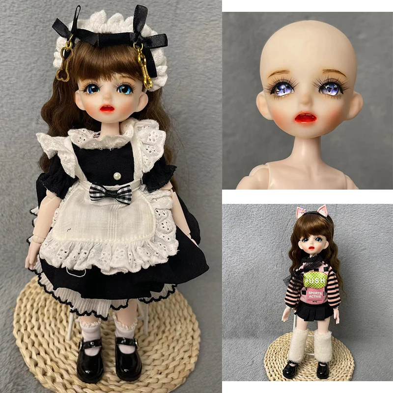1/6 BJD Doll Full Set Doll 30CM Doll with 3 Pair Eyes Kids Girls Doll Toy Gift ( Open Head) Toys for Girls
1/6 BJD Doll Full Set Doll 30CM Doll with 3 Pair Eyes Kids Girls Doll Toy Gift ( Open Head) Toys for Girls