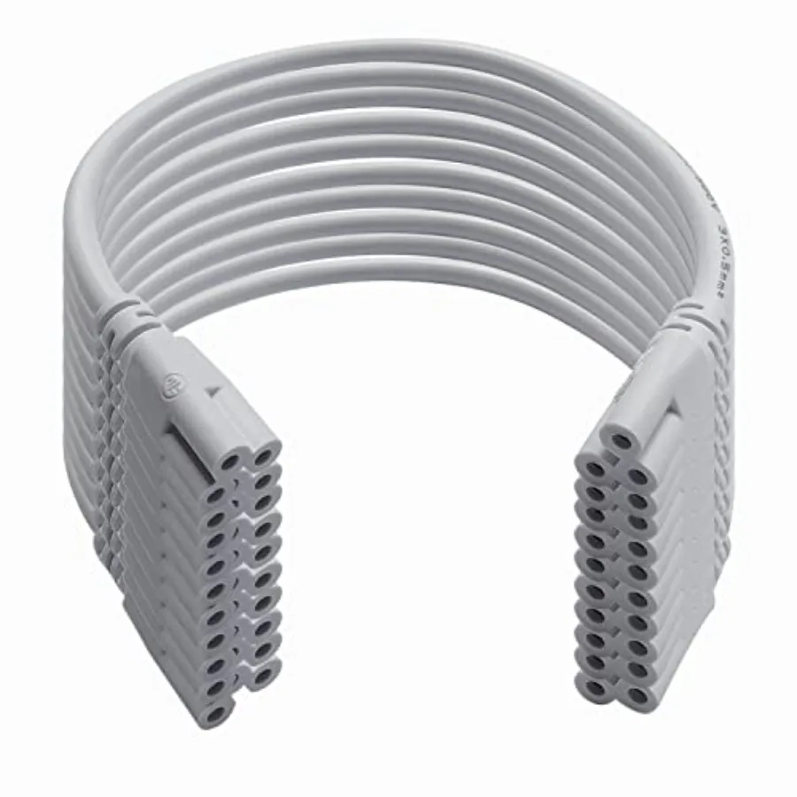 T8 LED Double End 3Pin Lamp Connecting Wire, 10-Pack. Female to Female Connector Cable. Dual Connector, 30cm
T8 LED Double End 3Pin Lamp Connecting Wire, 10-Pack. Female to Female Connector Cable. Dual Connector, 30cm