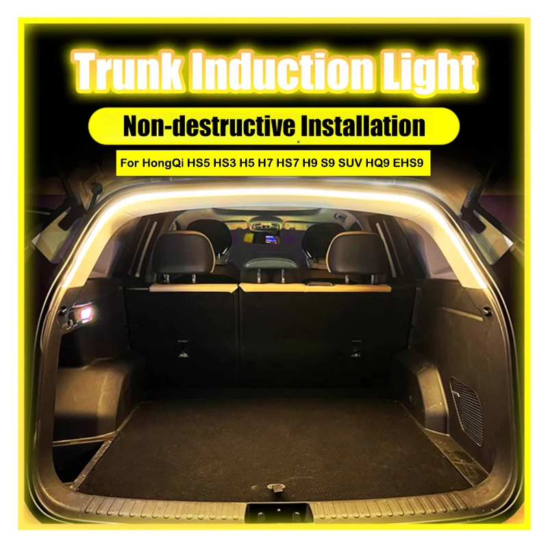 For HongQi HS5 HS3 H5 H7 HS7 H9 S9 Trunk Ambient Light Strip Warm LED Hidden Install Non-Destructive Decorative Interior Light
For HongQi HS5 HS3 H5 H7 HS7 H9 S9 Trunk Ambient Light Strip Warm LED Hidden Install Non-Destructive Decorative Interior Light