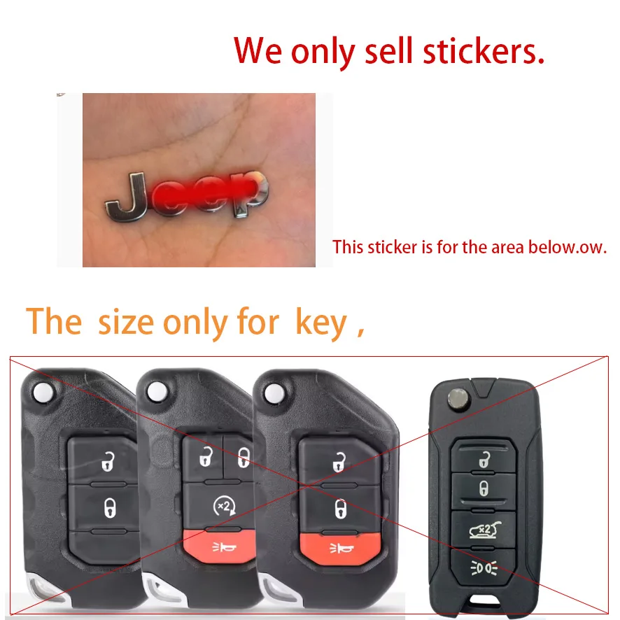 Replacement Aluminum DIY gel sticker remote key logo for Wrangler Folding Key remote key stickers
Replacement Aluminum DIY gel sticker remote key logo for Wrangler Folding Key remote key stickers