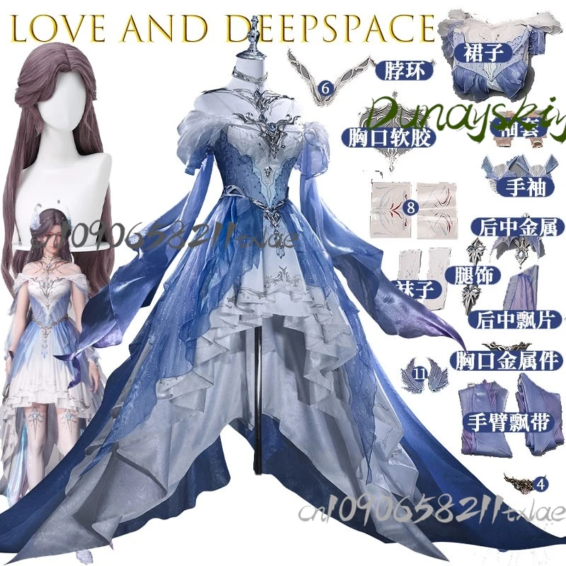 Cos Store Love and Deep Space Cosplay Outfit Rafayel Female Lead Sea Goddess Costume Dark Ocean Theme Halloween
Cos Store Love and Deep Space Cosplay Outfit Rafayel Female Lead Sea Goddess Costume Dark Ocean Theme Halloween