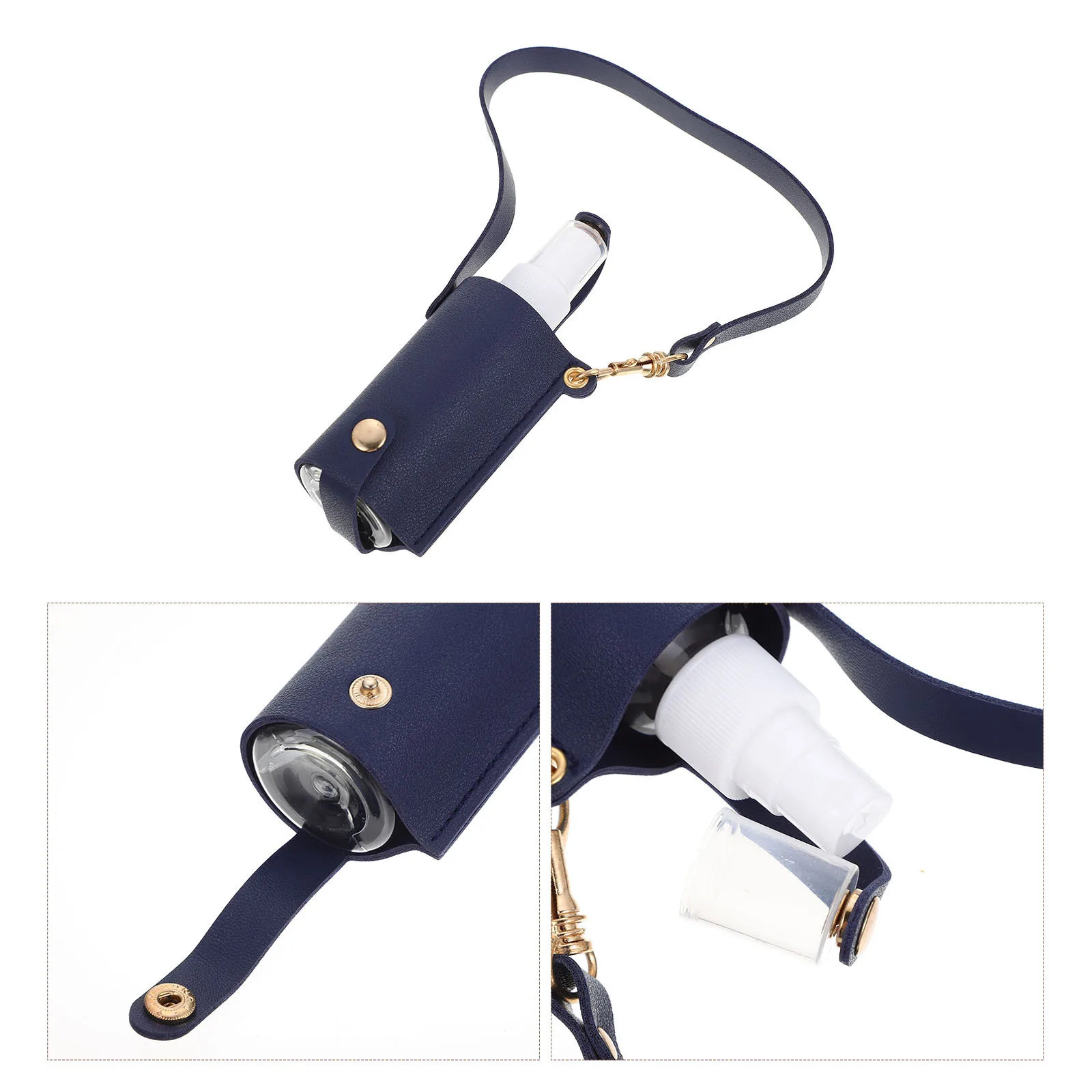 PU Case Spray Bottle Stylish Efficient Practical Empty Lotion Bottle Easy to Fill and Carry for Daily Life Hand Holder 
PU Case Spray Bottle Stylish Efficient Practical Empty Lotion Bottle Easy to Fill and Carry for Daily Life Hand Holder