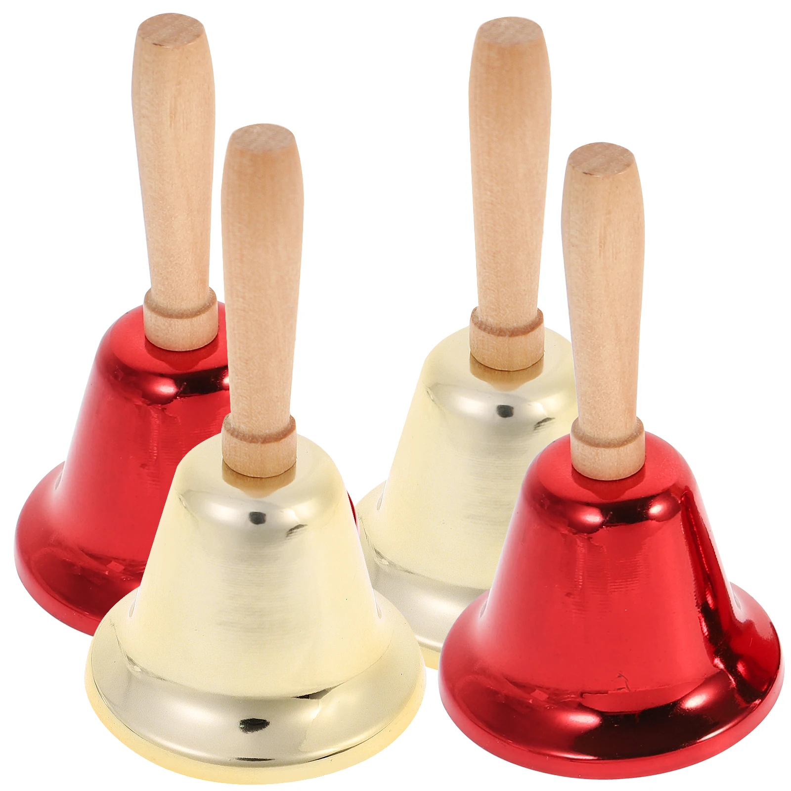 4pcs Santa Bells Colorful Metal Hand Bell Craft Cheerful Sound Children Retro Call Restaurant Hotel Bar Festival Ornament Wood
4pcs Santa Bells Colorful Metal Hand Bell Craft Cheerful Sound Children Retro Call Restaurant Hotel Bar Festival Ornament Wood