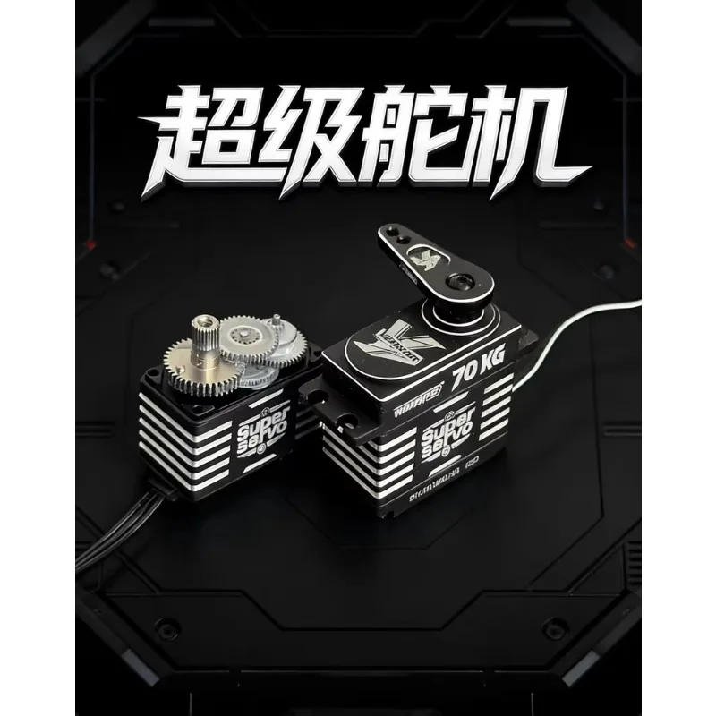 60KG 70KG High Torque RC Servo Ultra High Precision Coreless Motor Waterproof Servo for 1/7 1/8 1/10 RC Car Crawler Truck
60KG 70KG High Torque RC Servo Ultra High Precision Coreless Motor Waterproof Servo for 1/7 1/8 1/10 RC Car Crawler Truck