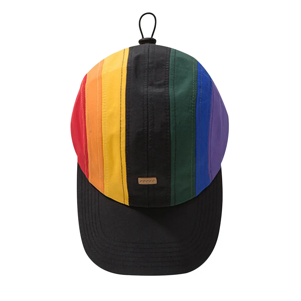 Rainbow Baseball Cap Cotton Ponytail Hole Sunproof Hat Outdoor Sports Month Drawing Hat Baseball Cap
Rainbow Baseball Cap Cotton Ponytail Hole Sunproof Hat Outdoor Sports Month Drawing Hat Baseball Cap