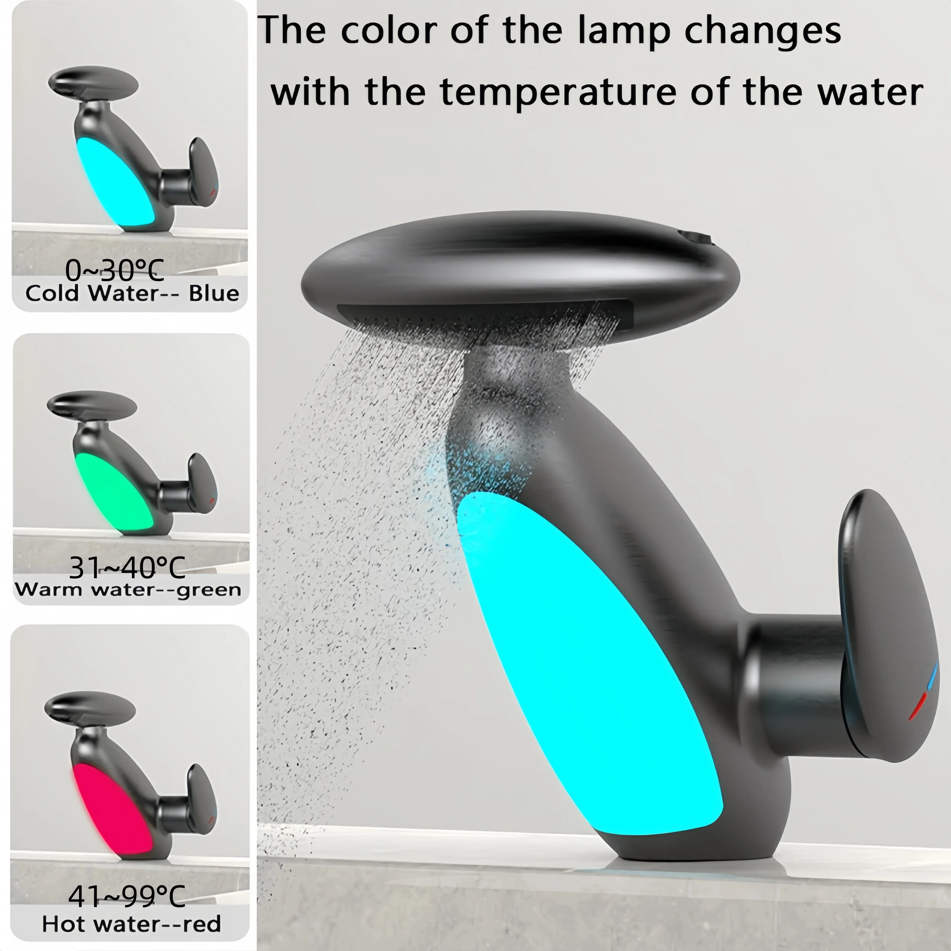 4 in 1 LED Bathroom Faucet Telescopic Sink Mixer Washbasin Kitchen Mixer Faucet with Hot and Cold Water and High Pressure Spray
4 in 1 LED Bathroom Faucet Telescopic Sink Mixer Washbasin Kitchen Mixer Faucet with Hot and Cold Water and High Pressure Spray