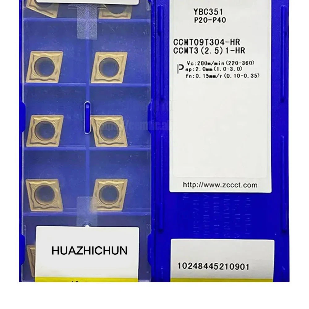 HUAZHICHUN CCMT09T304-HR YBС351, токарный станок с ЧПУ, универсальные Токарные вставки
HUAZHICHUN CCMT09T304-HR YBС351, токарный станок с ЧПУ, универсальные Токарные вставки