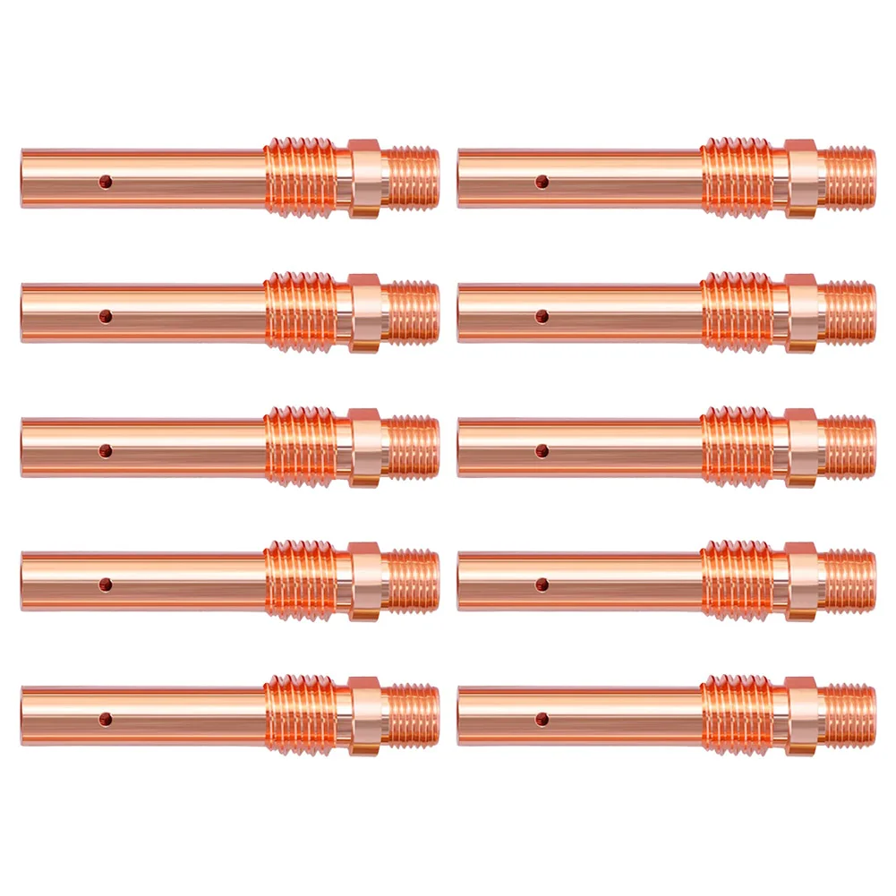 64mm*9.9mm*9mm Gas Nozzle Holder Conductive Tube Welding Tips Welder Consistent Wire Feeding Direct Replacement
64mm*9.9mm*9mm Gas Nozzle Holder Conductive Tube Welding Tips Welder Consistent Wire Feeding Direct Replacement