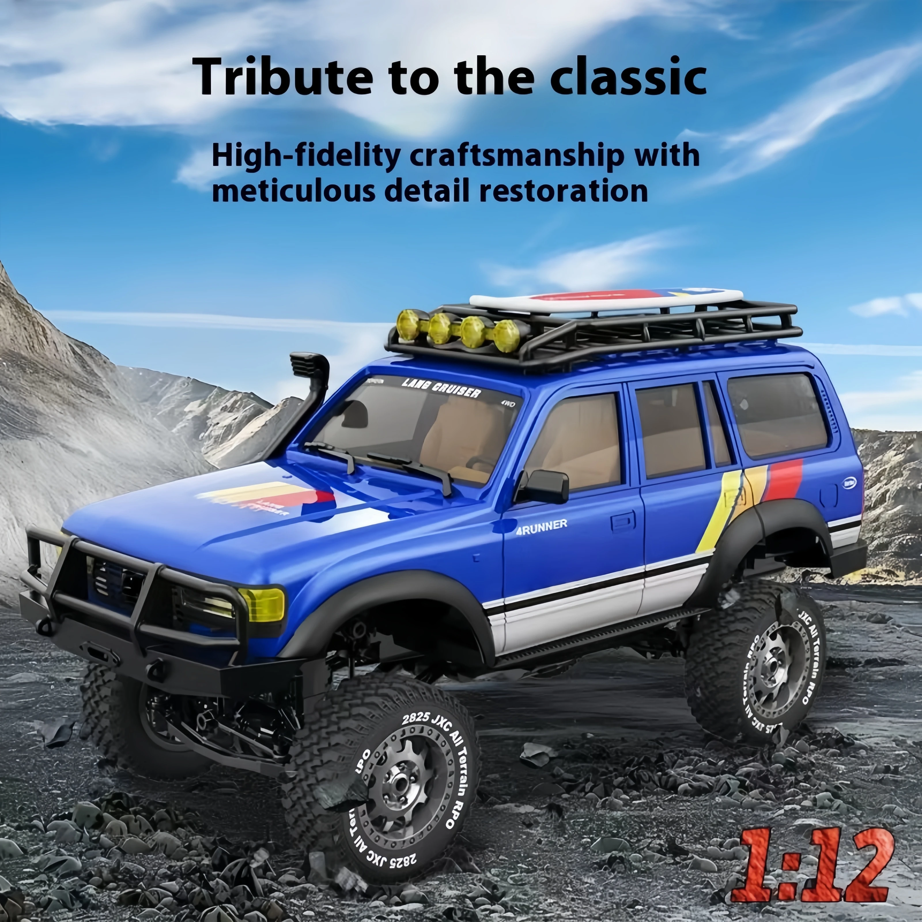 Масштаб 1:12 LC80 RC Rock Crawler 4WD Off-Road RTR 2,4 ГГц с дистанционным управлением цельнометаллическое шасси пропорциональная модель стелс-игрушки
Масштаб 1:12 LC80 RC Rock Crawler 4WD Off-Road RTR 2,4 ГГц с дистанционным управлением цельнометаллическое шасси пропорциональная модель стелс-игрушки