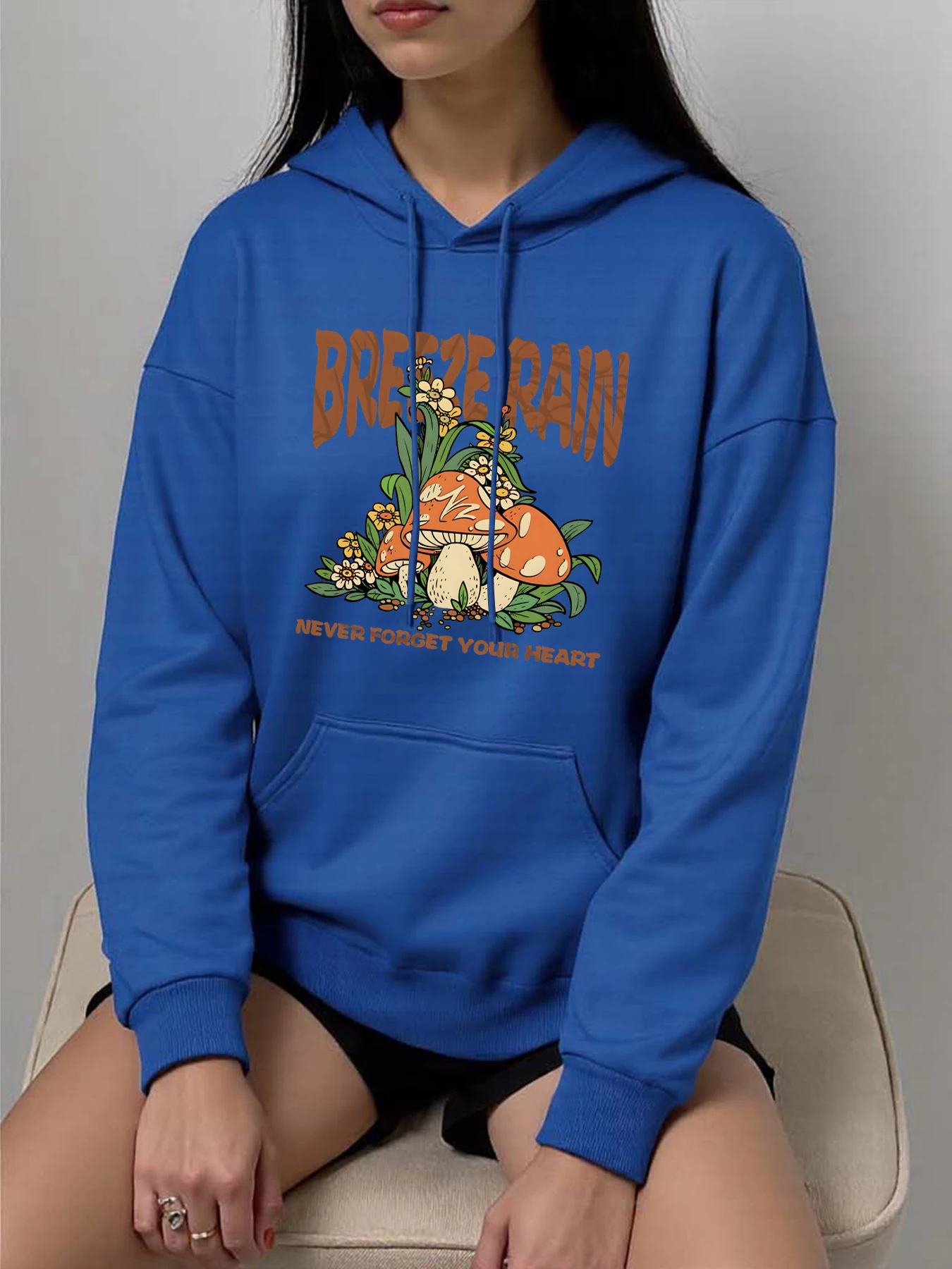 Breeze Rain Flowers Mushroom Prints Women Hoody Soft Fleece Hoodies Hip Hop Street Clothes Casual Multicolor Y2K Sportswear
Breeze Rain Flowers Mushroom Prints Women Hoody Soft Fleece Hoodies Hip Hop Street Clothes Casual Multicolor Y2K Sportswear