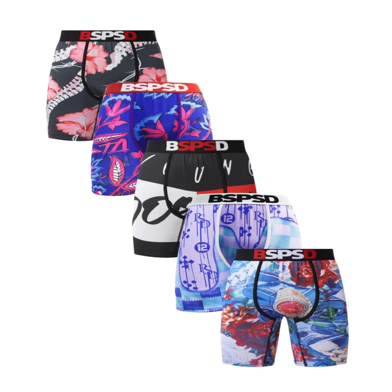 Sexy Men Underwear 5Pcs Comfort Breathable Man Swimming Underpants Plus Size Mens Panties Boxers Briefs Men's Boxershorts Trunks
Sexy Men Underwear 5Pcs Comfort Breathable Man Swimming Underpants Plus Size Mens Panties Boxers Briefs Men's Boxershorts Trunks