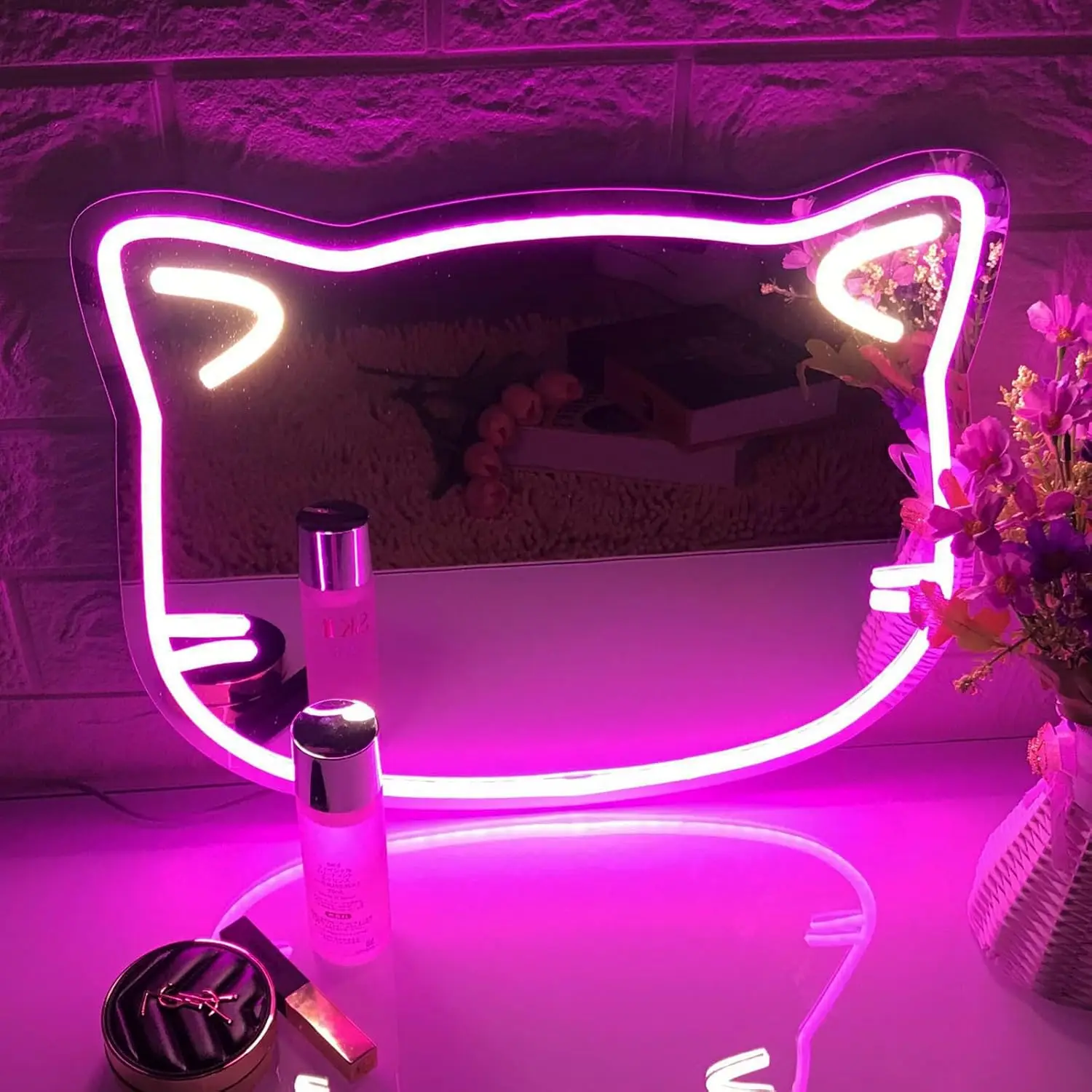 Beauty Mirror Neon Sign Bedroom Neon Light For Wall Decor Aesthetic USB Powered Cute Easy To Install For Bedroom Birthday Gift
Beauty Mirror Neon Sign Bedroom Neon Light For Wall Decor Aesthetic USB Powered Cute Easy To Install For Bedroom Birthday Gift