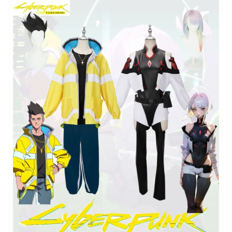 Cyberpunk Edgerunners David Lucy Cosplay Costume Anime Game Character Uniform Outfit Full Set for Couple Cosplay Party Halloween
Cyberpunk Edgerunners David Lucy Cosplay Costume Anime Game Character Uniform Outfit Full Set for Couple Cosplay Party Halloween