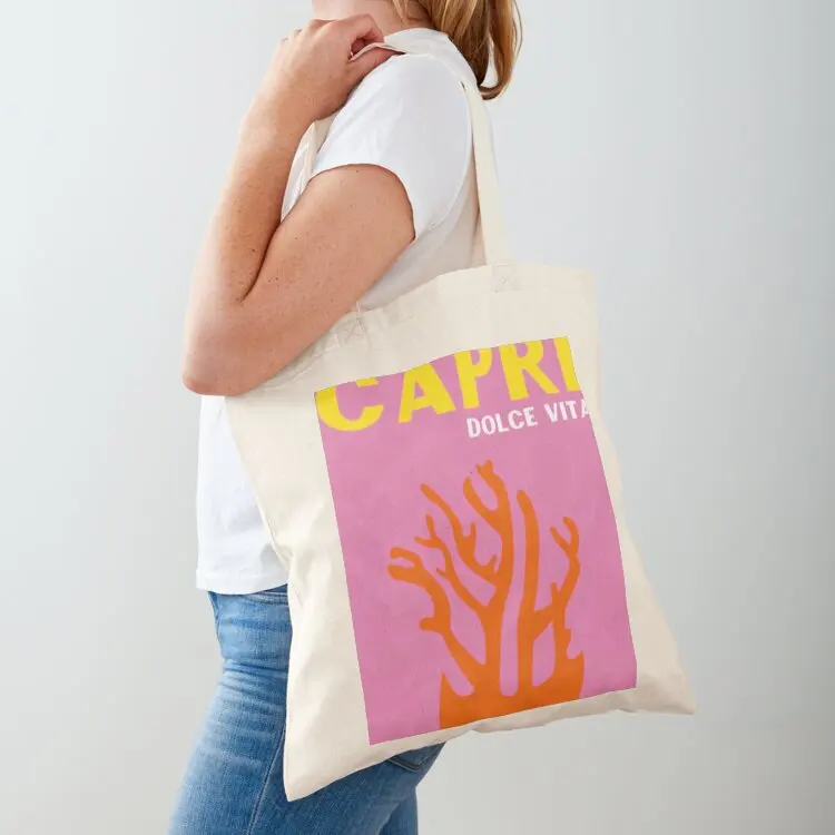 Capri Dolce Vita Tote Bag eco pack custom canvas bag Large bags for women tote bag screen
Capri Dolce Vita Tote Bag eco pack custom canvas bag Large bags for women tote bag screen