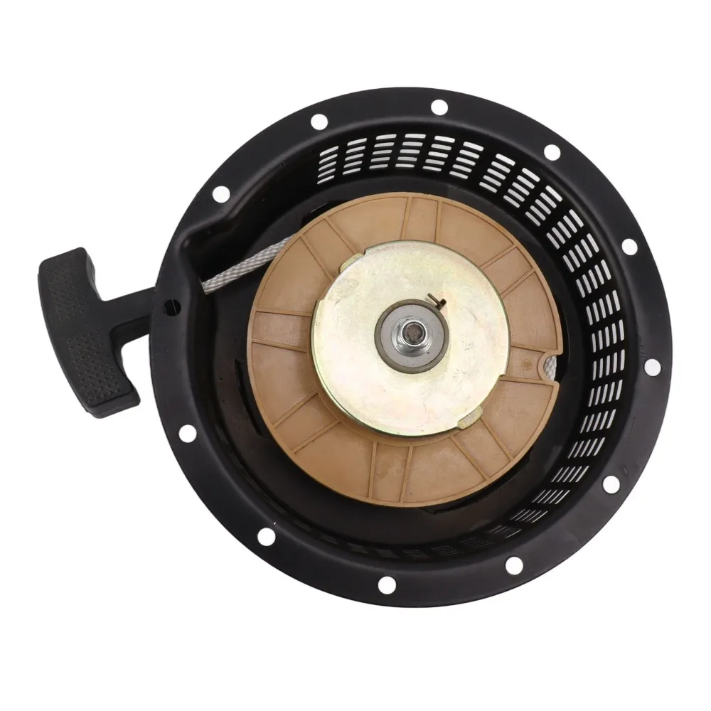 Universal Pull Start Starter Black Iron Pull Start Assembly Compact Air Cooled for 178F Air Cooled Engine Generator
Universal Pull Start Starter Black Iron Pull Start Assembly Compact Air Cooled for 178F Air Cooled Engine Generator