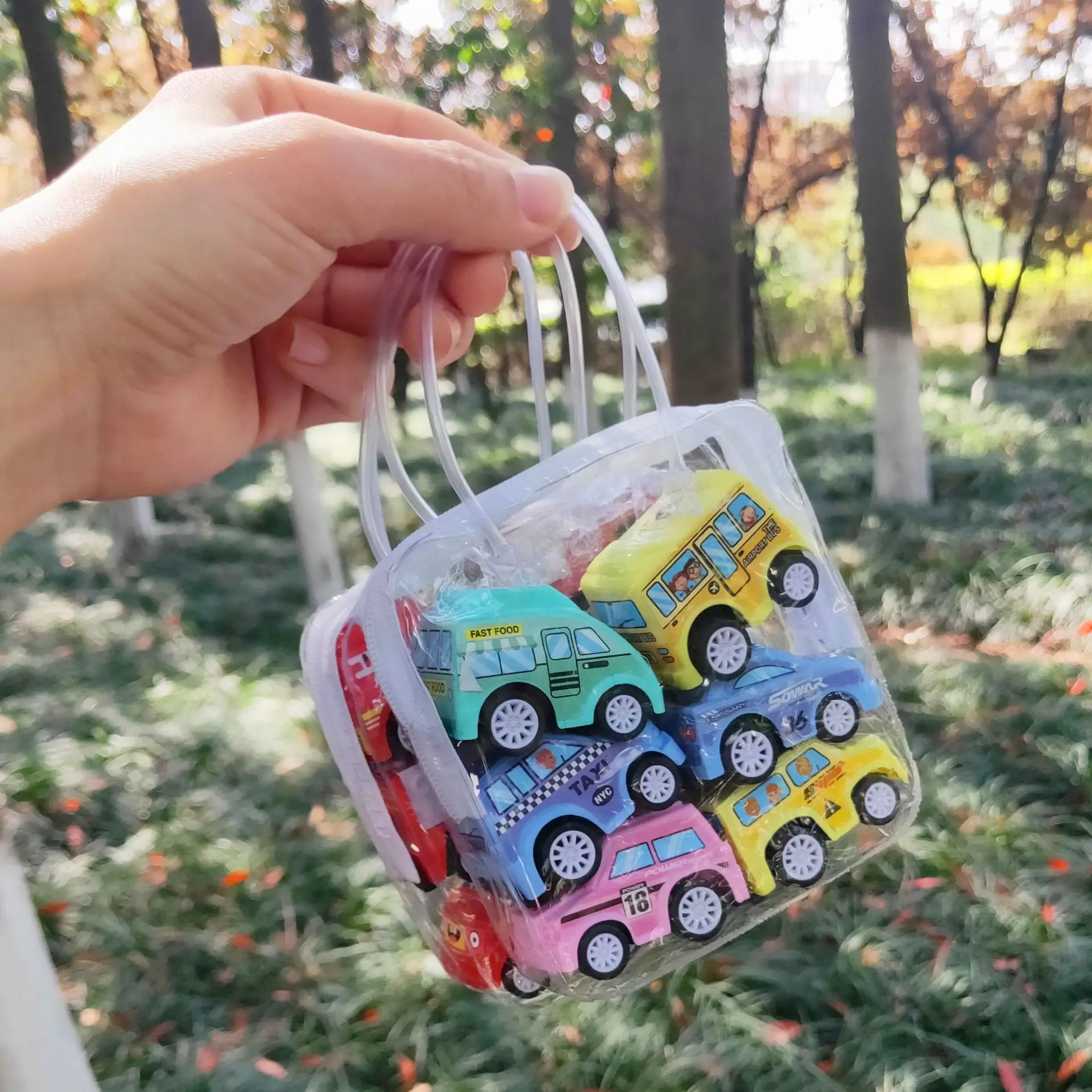 6pcs/Lot Mini Pull Back Car Children's Novelty Fun Small Toys Plastic Model Cartoon Bus Fire Truck Engineering Vehicle Toy Gift
6pcs/Lot Mini Pull Back Car Children's Novelty Fun Small Toys Plastic Model Cartoon Bus Fire Truck Engineering Vehicle Toy Gift