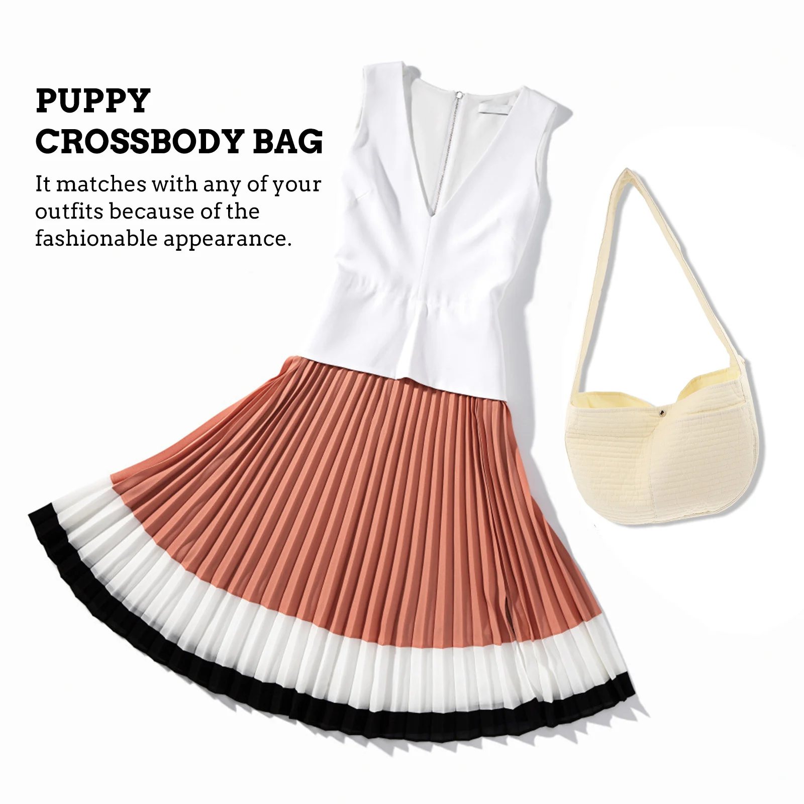 1Pcs Portable Pet Sling Bag Beige Wear-Resistant Lightweight Crossbody Shoulder Carrier for Cats Dogs Pet Sling Carrier 
1Pcs Portable Pet Sling Bag Beige Wear-Resistant Lightweight Crossbody Shoulder Carrier for Cats Dogs Pet Sling Carrier