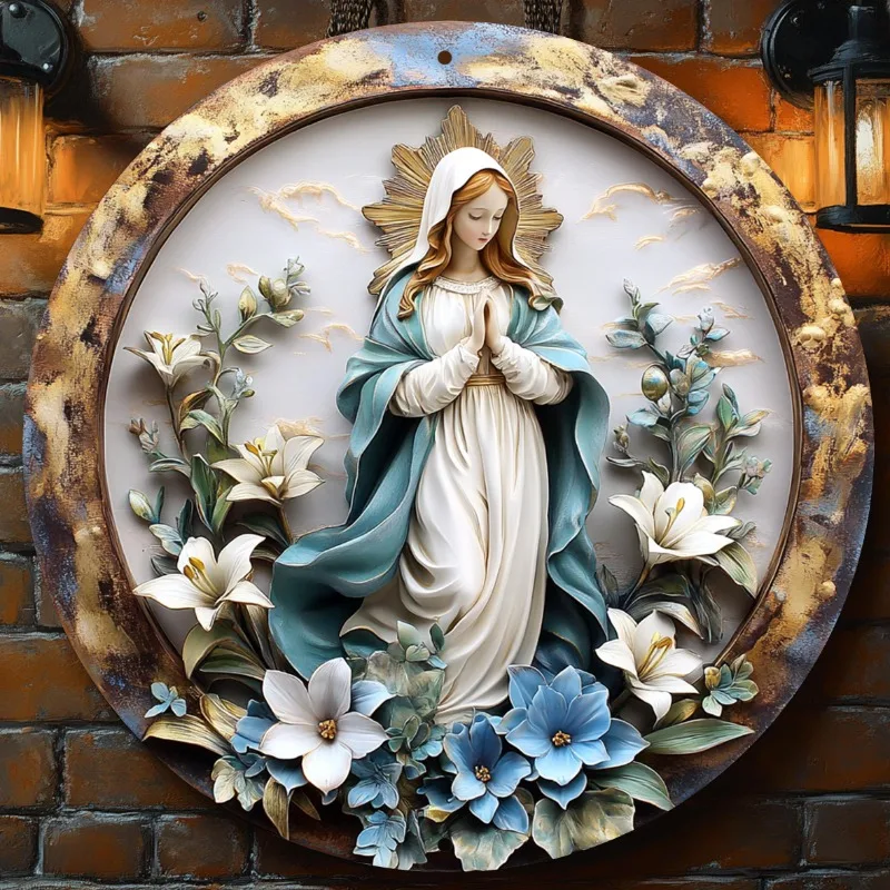 Vintage Virgin Mary 8x8" Round Wooden Wall Art - Ideal for Home, Office, Bar & Kitchen Decor | Durable Sign for Parties
Vintage Virgin Mary 8x8" Round Wooden Wall Art - Ideal for Home, Office, Bar & Kitchen Decor | Durable Sign for Parties