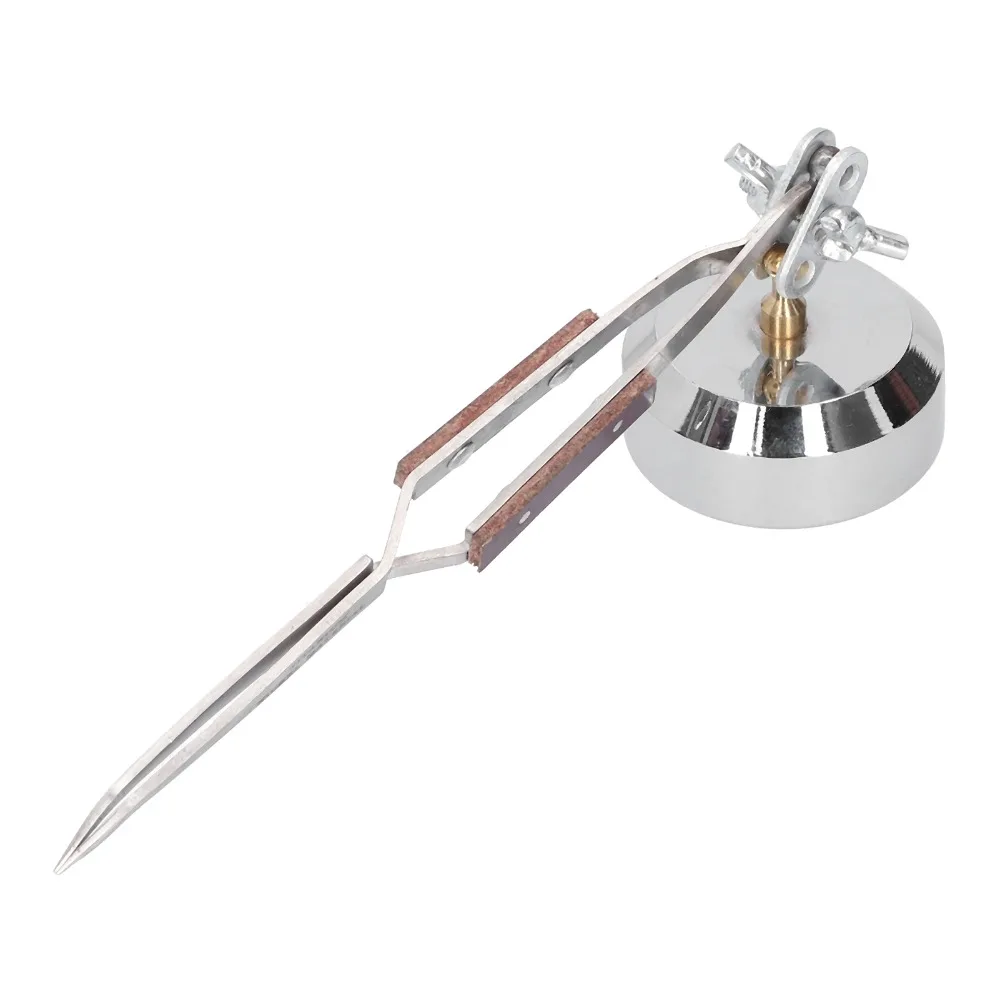 Metal Base Soldering Tweezers Stable Base 360 Degree Rotation Jewelry Welding Tweezers Curved Mouth Straight Mouth
Metal Base Soldering Tweezers Stable Base 360 Degree Rotation Jewelry Welding Tweezers Curved Mouth Straight Mouth