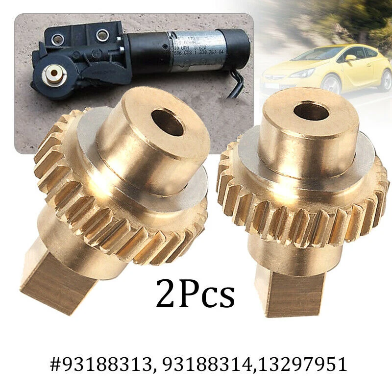 2pcs Twin Top Roof Motor Winglet Cog/Gears Brass For Vauxhall Opel Astra 93188313 13297951 13297952 93188314 Car Accessories
2pcs Twin Top Roof Motor Winglet Cog/Gears Brass For Vauxhall Opel Astra 93188313 13297951 13297952 93188314 Car Accessories