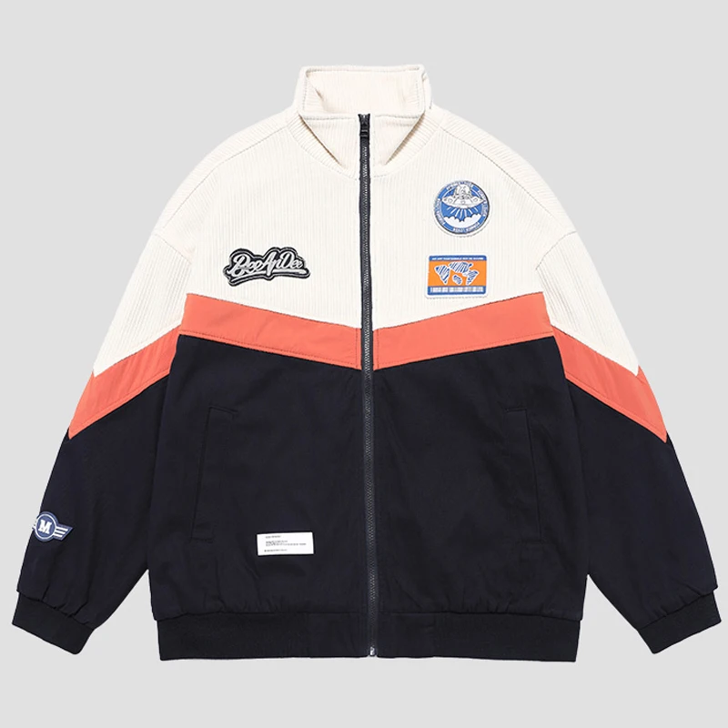 Hip Hop Racing Jacket Men Vintage Streetwear Embroiderey Motorcycle Jackets Mens Spring Baseball Coats Unisex Chaquetas Hombre
Hip Hop Racing Jacket Men Vintage Streetwear Embroiderey Motorcycle Jackets Mens Spring Baseball Coats Unisex Chaquetas Hombre