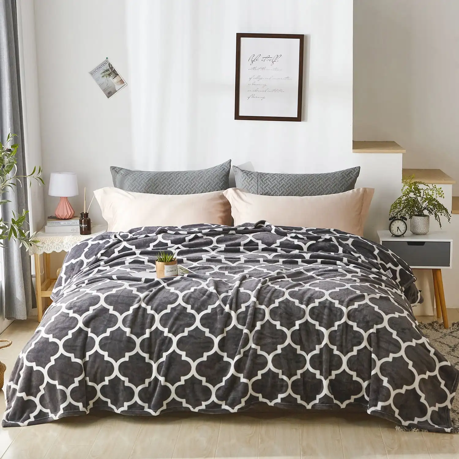 Flannel Fleece Blanket King Size (90X102), Lightweight Cozy Warm Blanket for Sofa
Flannel Fleece Blanket King Size (90X102), Lightweight Cozy Warm Blanket for Sofa