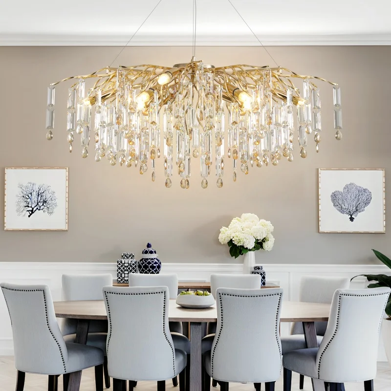 Luxury Square Crystal Pendant Chandelier for Bedroom Living Room Modern Ceiling Crystal Chandelier Dining Table Hallway Lustre
Luxury Square Crystal Pendant Chandelier for Bedroom Living Room Modern Ceiling Crystal Chandelier Dining Table Hallway Lustre