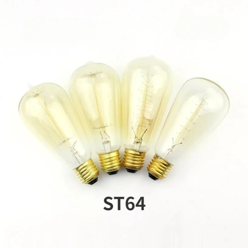 JOYINLED 1/6/10pcs Factory Directly Amber 40W 220V Bulb Vintage E26 E27 St64 Filament Edison Bulb Incandescent Lamp
JOYINLED 1/6/10pcs Factory Directly Amber 40W 220V Bulb Vintage E26 E27 St64 Filament Edison Bulb Incandescent Lamp