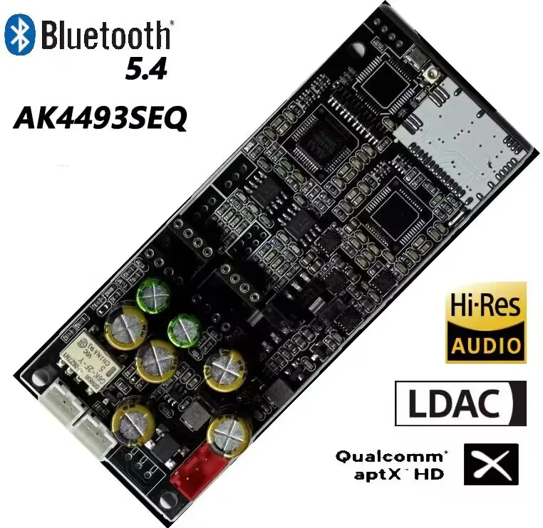 Dual parallel AK4493 Bluetooth 5.4 QCC5125 QCC5181 lossless receiving USB flash drive APP lossless music
Dual parallel AK4493 Bluetooth 5.4 QCC5125 QCC5181 lossless receiving USB flash drive APP lossless music