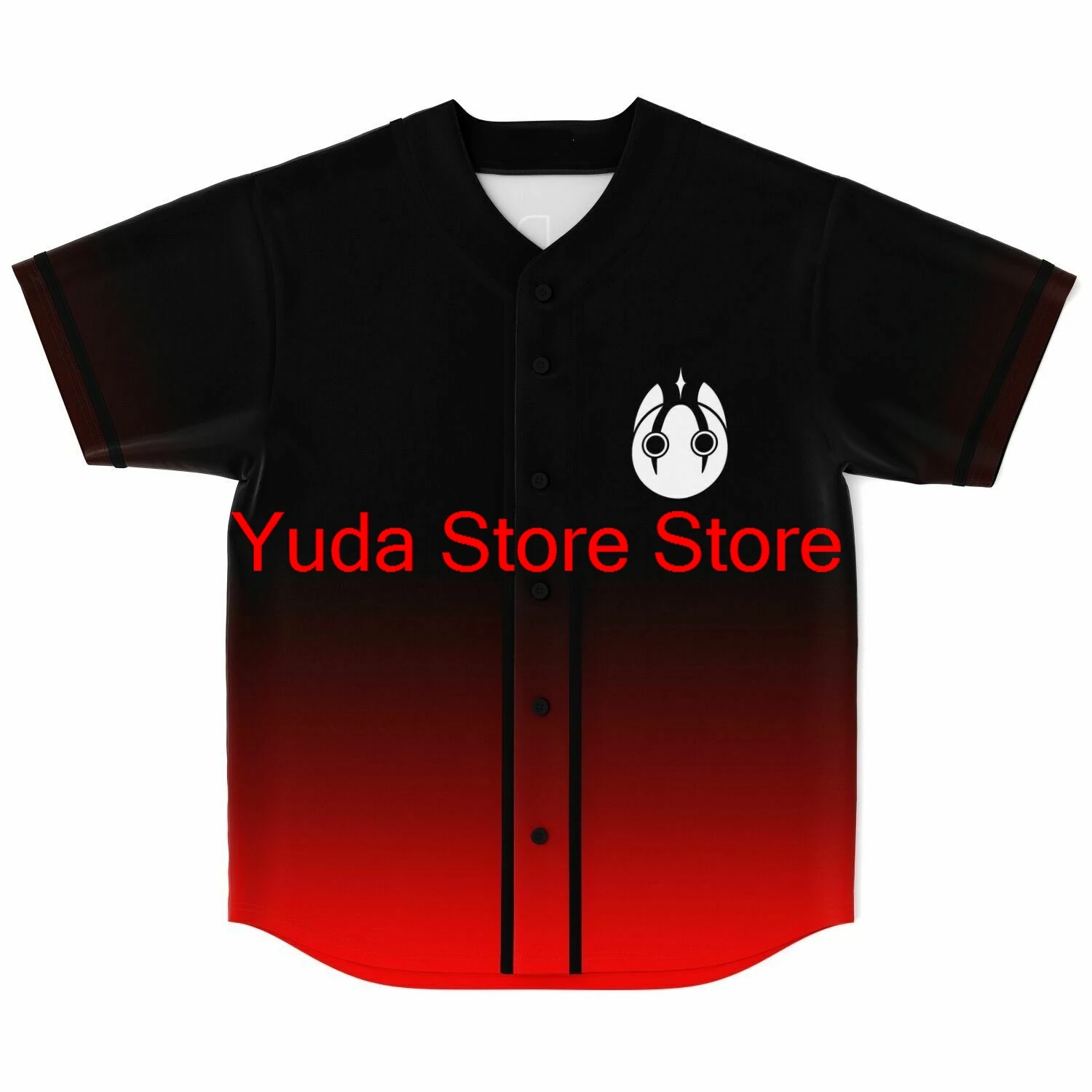 DABIN Black And Red Gradient Baseball Jersey Men/Women Casual Thin button Baseball uniform Oil Slick Custom Baseball Jersey
DABIN Black And Red Gradient Baseball Jersey Men/Women Casual Thin button Baseball uniform Oil Slick Custom Baseball Jersey