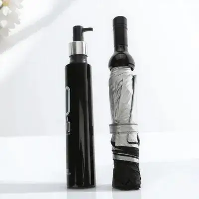Black Folding Wine Bottle Umbrella Creative Manual Rain Waterproof Portable Folding Umbrella Anti Uv Sun Unbrella
Black Folding Wine Bottle Umbrella Creative Manual Rain Waterproof Portable Folding Umbrella Anti Uv Sun Unbrella