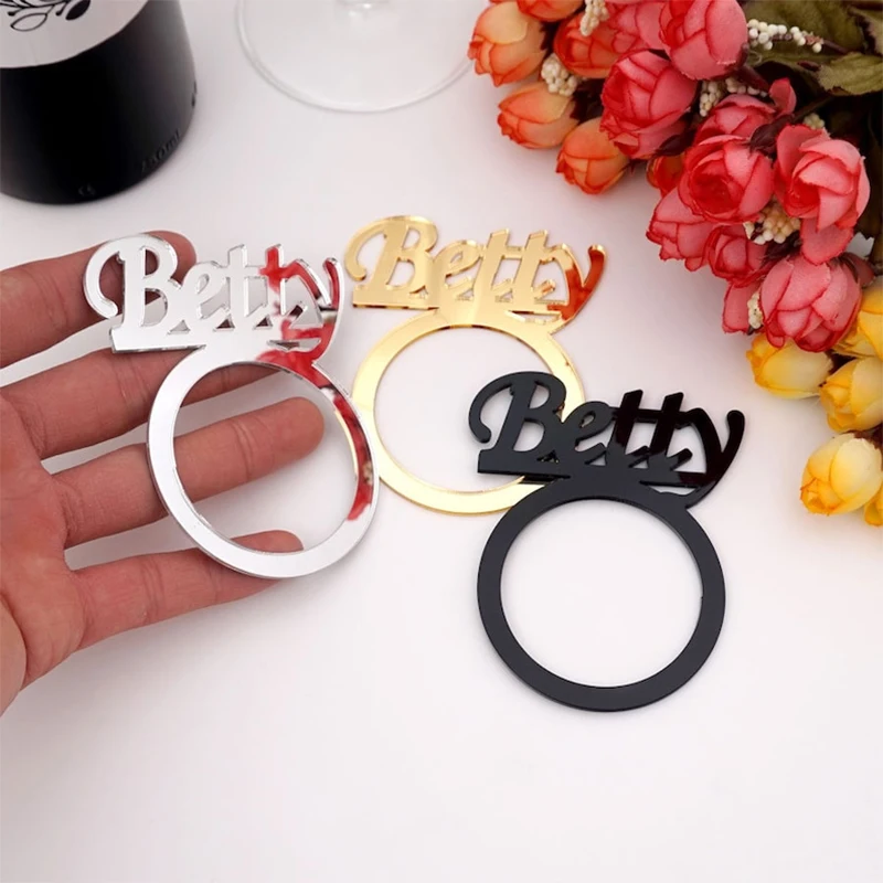 20pcs Personalized Acrylic Cut Napkin Rings Custom Baby Shower Name Tags Table Decoration Event Stands Banquet Party Favors
20pcs Personalized Acrylic Cut Napkin Rings Custom Baby Shower Name Tags Table Decoration Event Stands Banquet Party Favors