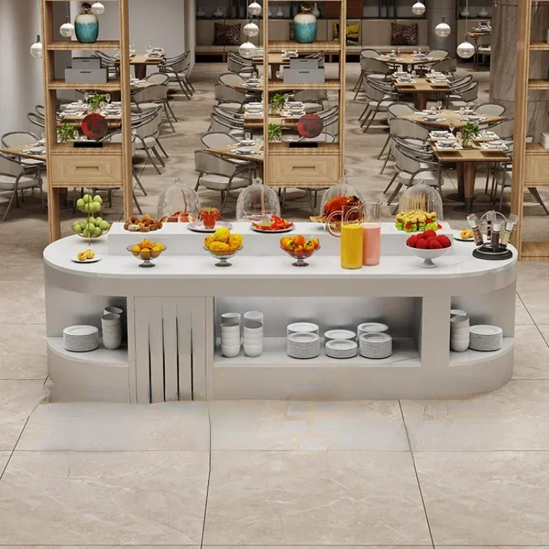 Hot Pot Restaurant Small Material Sauce Table Double-Sided Marble Buffet Table
Hot Pot Restaurant Small Material Sauce Table Double-Sided Marble Buffet Table