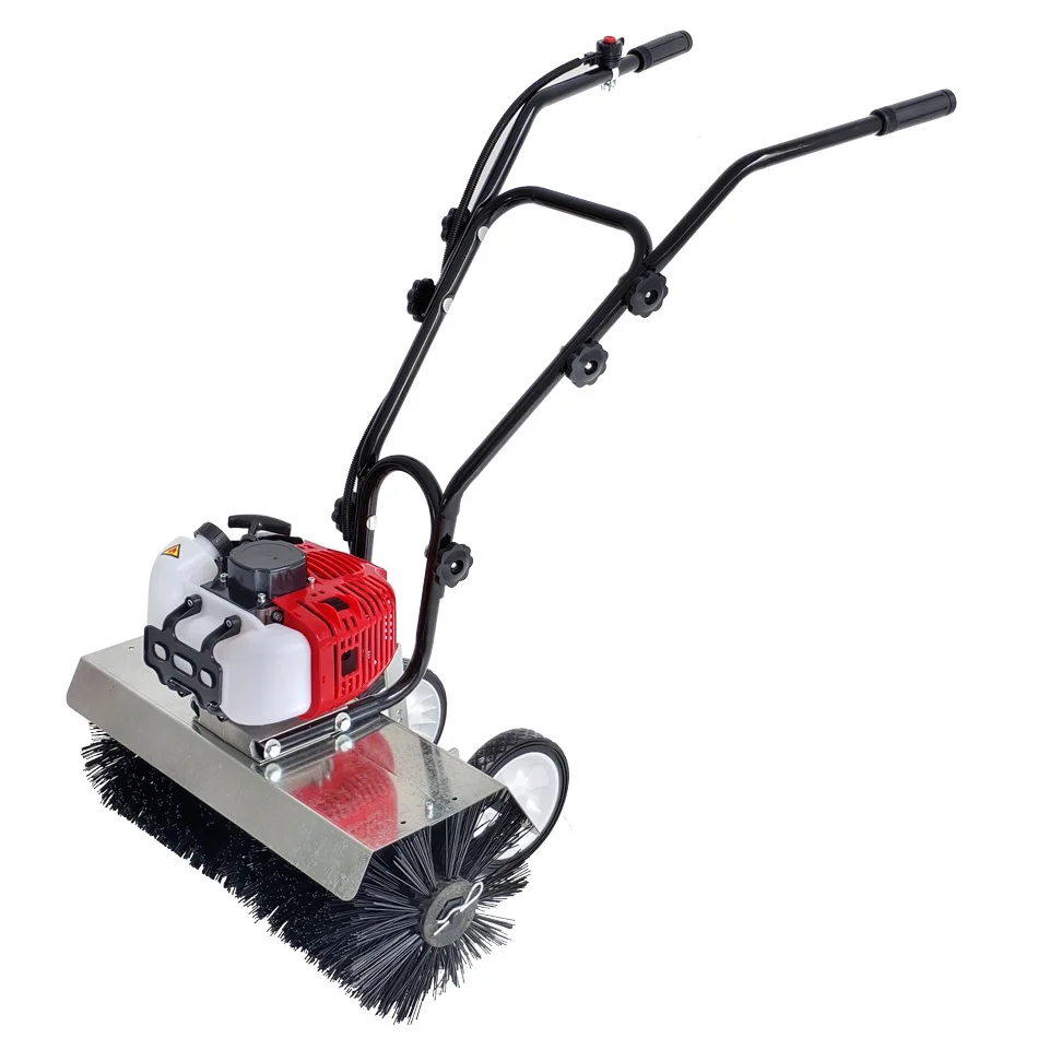 Pneumatic snow power broom, dust collector, road sweeper, sand filling brush, hand pushed lawn combing machine
Pneumatic snow power broom, dust collector, road sweeper, sand filling brush, hand pushed lawn combing machine