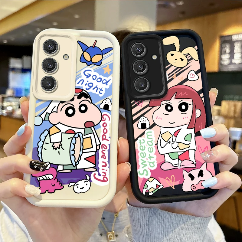New C-Crayon Shin-chan Couple Phone Case For Samsung Galaxy S25 S24 S23 S21 Ultra Plus S24 S23 S21 S20 FE A73 A55 Silicone Cover
New C-Crayon Shin-chan Couple Phone Case For Samsung Galaxy S25 S24 S23 S21 Ultra Plus S24 S23 S21 S20 FE A73 A55 Silicone Cover