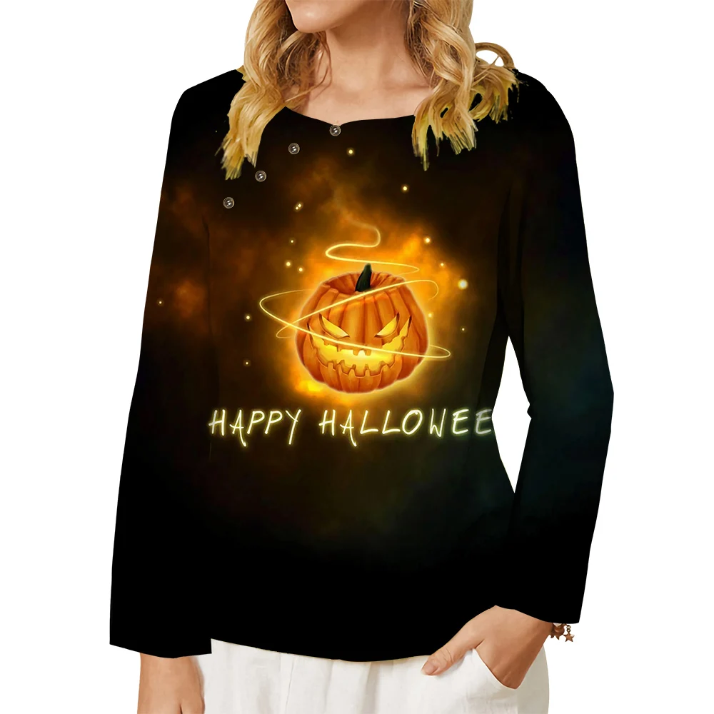 CLOOCL Happy Halloween Повседневная женская рубашка Harajuku Jack-o-lantern футболка с 3D принтом женская блузка с длинными рукавами на пуговицах украшают топы
CLOOCL Happy Halloween Повседневная женская рубашка Harajuku Jack-o-lantern футболка с 3D принтом женская блузка с длинными рукавами на пуговицах украшают топы