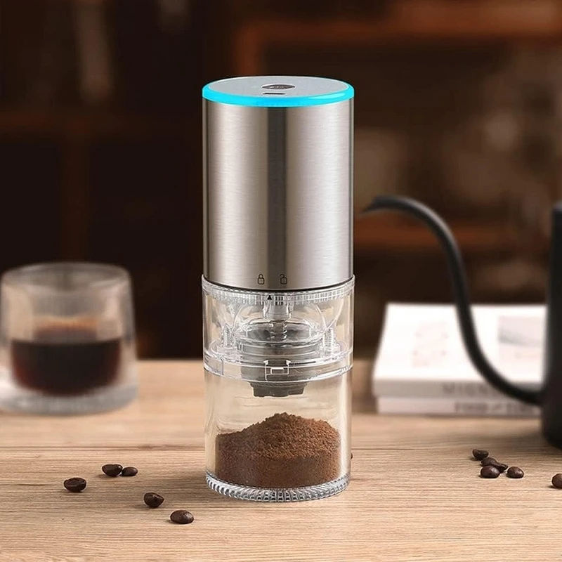 Electric Coffee Grinder Adjustable Settings Plastic Coffee Mill Portable Coffee Bean Grinder for Outdoor Portable
Electric Coffee Grinder Adjustable Settings Plastic Coffee Mill Portable Coffee Bean Grinder for Outdoor Portable