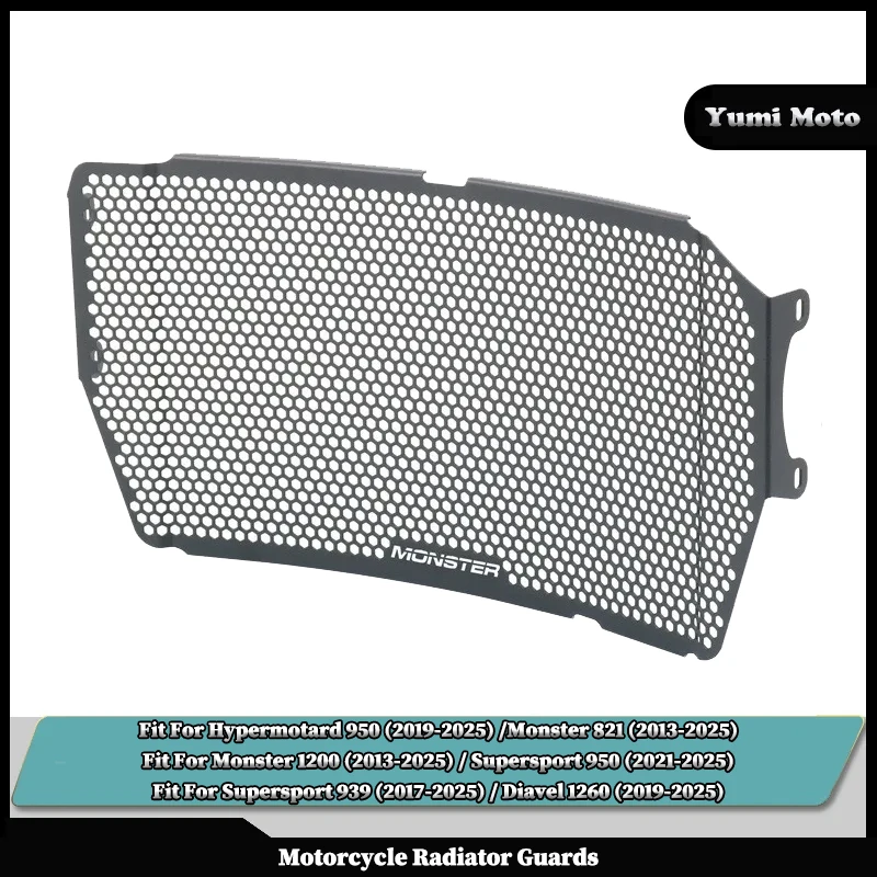 Fit For Hypermotard950 Monster 821/1200 Supersport950 Supersport939 Diavel1260 Motorcycle Radiator Grille Guard Cover Protector
Fit For Hypermotard950 Monster 821/1200 Supersport950 Supersport939 Diavel1260 Motorcycle Radiator Grille Guard Cover Protector