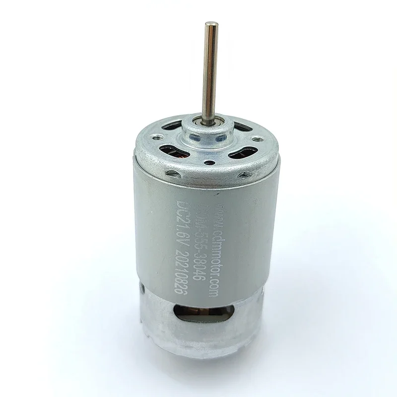 RS-555 Mini 36mm DC Motor High Torque 13000RPM 12V 18V 21.6V 24V with Front Ball Bearing Carbon Brush for DIY Hobby Toy Model
RS-555 Mini 36mm DC Motor High Torque 13000RPM 12V 18V 21.6V 24V with Front Ball Bearing Carbon Brush for DIY Hobby Toy Model