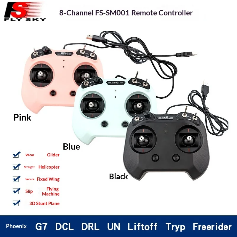 Flysky FS-SM001 8CH RC Flight Simulator USB - Compatible with Phoenix/G7/DRL/Liftoff - for FPV Drone Fixed Wing Helicopter
Flysky FS-SM001 8CH RC Flight Simulator USB - Compatible with Phoenix/G7/DRL/Liftoff - for FPV Drone Fixed Wing Helicopter