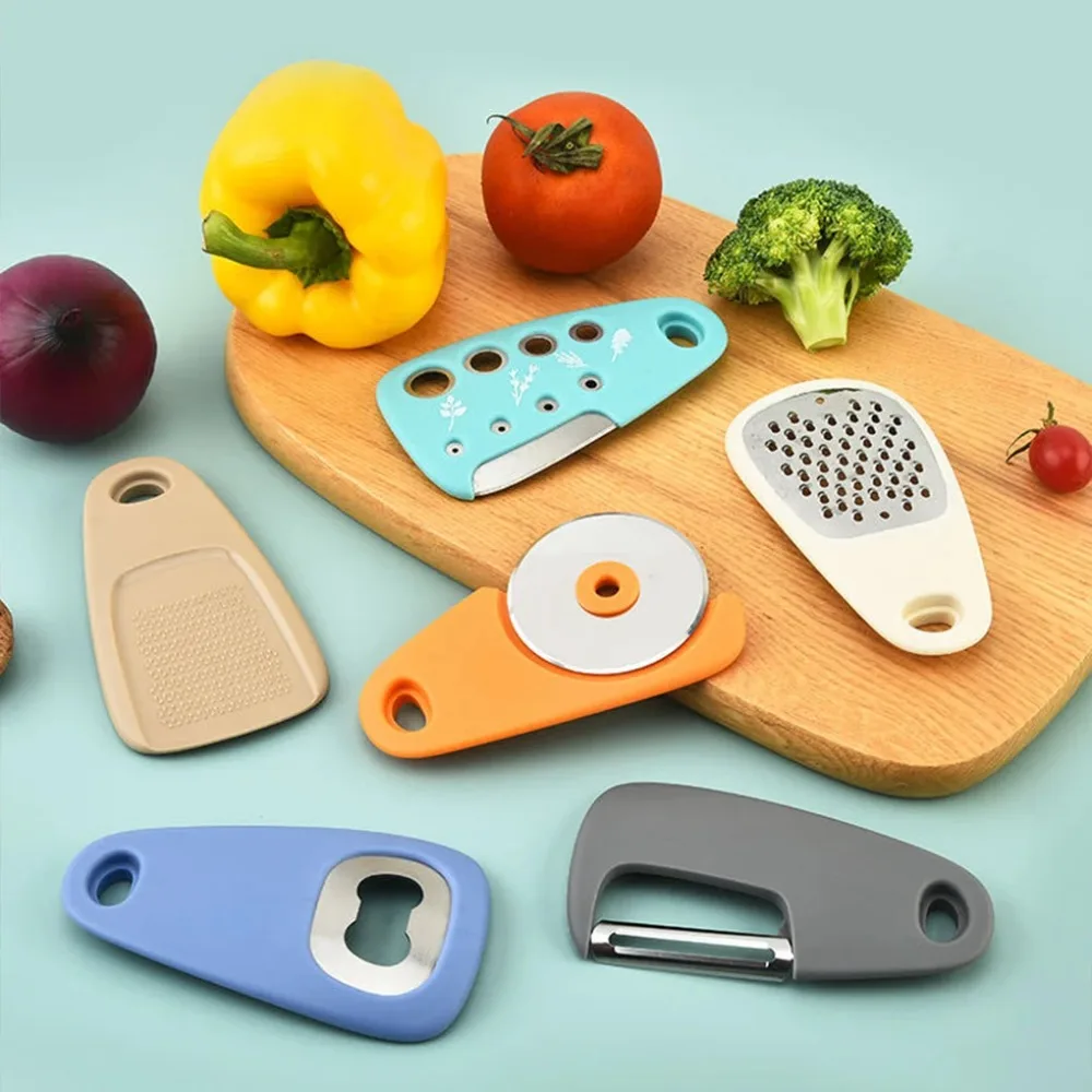 6pcs/Set Multifunctional Stainless Steel Grater Set Stackable with Storage Ring Grinder Tool Household Pizza Cutter Pizza
6pcs/Set Multifunctional Stainless Steel Grater Set Stackable with Storage Ring Grinder Tool Household Pizza Cutter Pizza