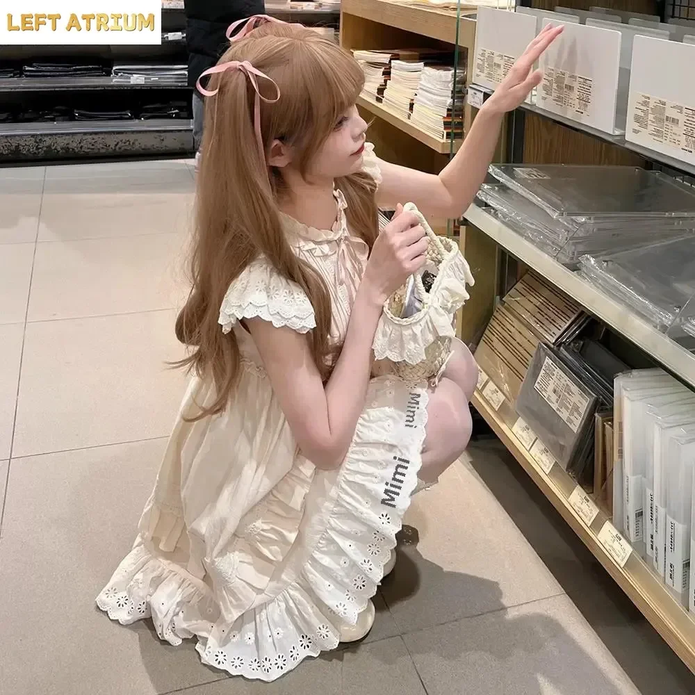 2025 Sweet Spicy Girl Flying Sleeve Tank Dress new Summer Fairy Women's Skirt Puff Petite Dress For Girls Elegant and Cute
2025 Sweet Spicy Girl Flying Sleeve Tank Dress new Summer Fairy Women's Skirt Puff Petite Dress For Girls Elegant and Cute