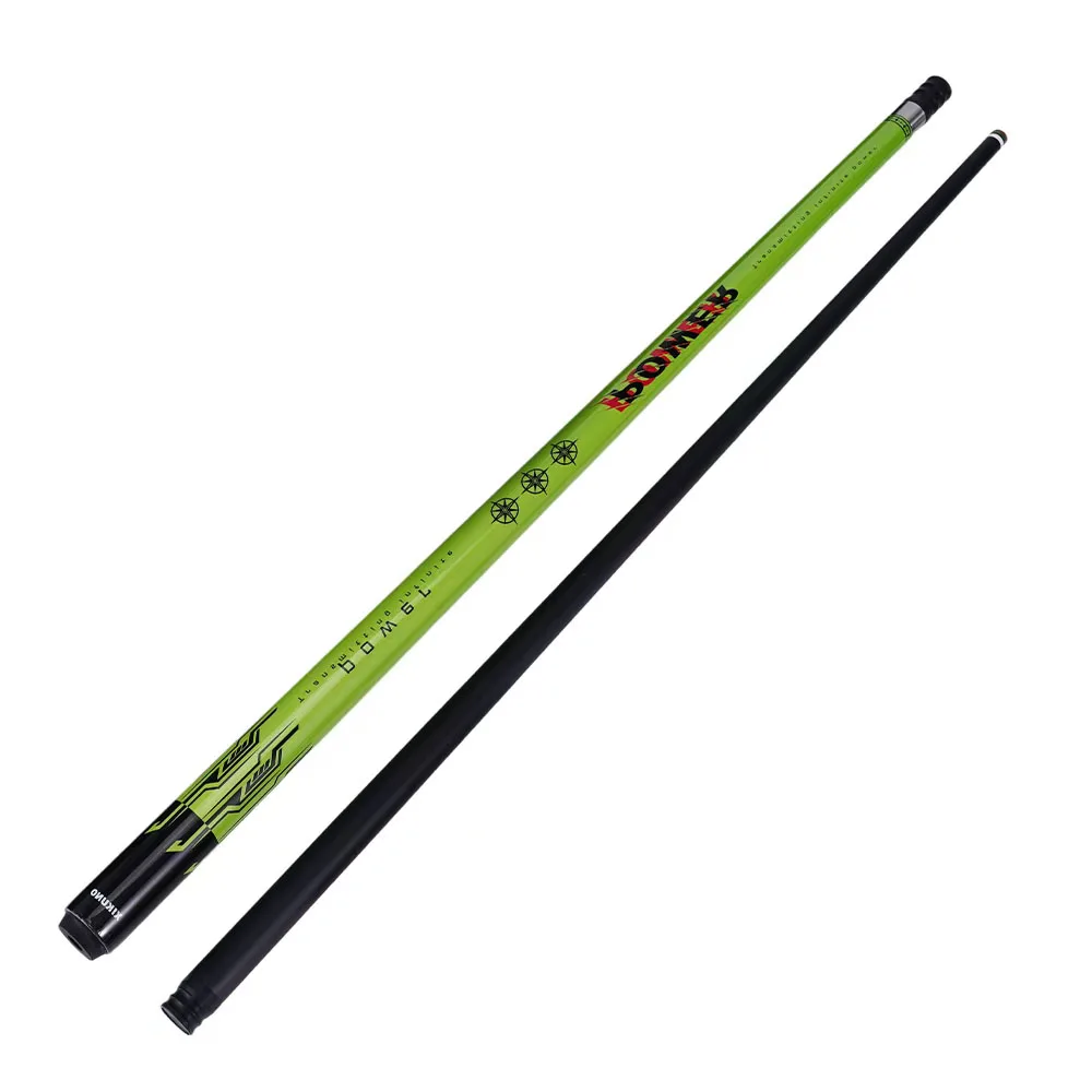 High-quality Durable OEM 2-Piece Pool Cue with Stainless Steel Joint Fiberglass Construction 19-20 Oz Weight 58-Inch Length
High-quality Durable OEM 2-Piece Pool Cue with Stainless Steel Joint Fiberglass Construction 19-20 Oz Weight 58-Inch Length