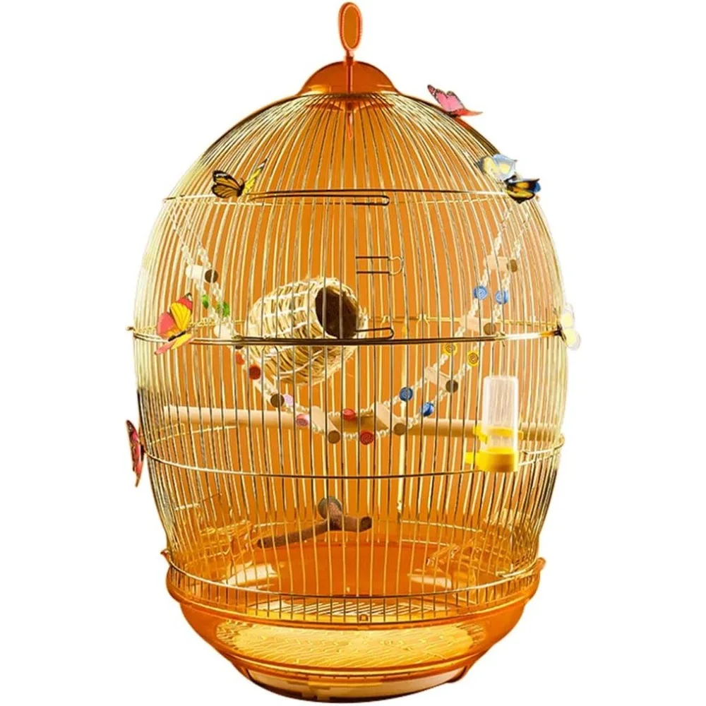 Flight cage for Parakeets Decorative Bird Cages Home Decor ,Home Vintage Classical Bird Cage, Outdoor Golden Ornamental Parrot C
Flight cage for Parakeets Decorative Bird Cages Home Decor ,Home Vintage Classical Bird Cage, Outdoor Golden Ornamental Parrot C